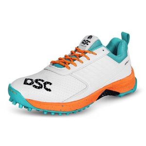 DSC Jaffa 22 Cricket Shoes (White-Orange)