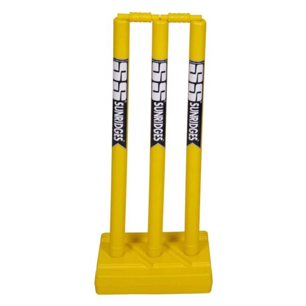 SS Plastic Stumps (3 Stumps With Base)