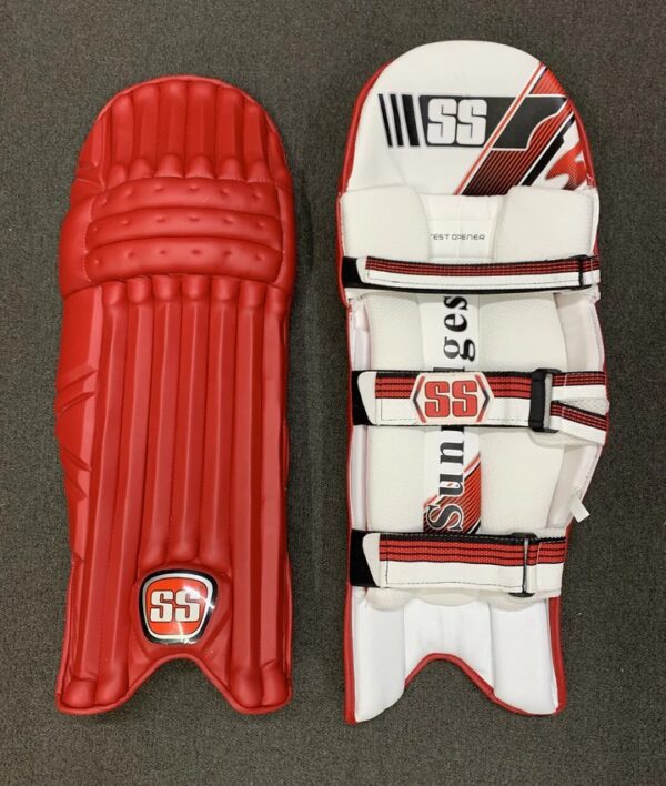 SS Test Opener Red Batting Pads 1