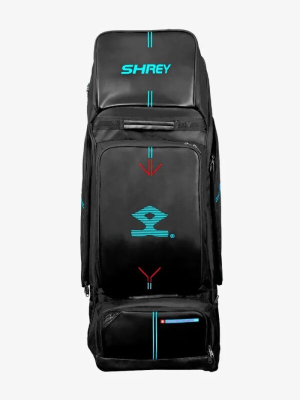 Shrey Meta Duffle Wheelie 120 Kit Bag (Black)