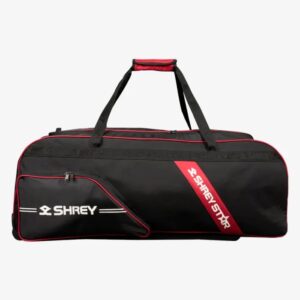 Buy Shrey Star Wheelie 2.0 Kit Bag (Black/Red) at DP Azad Sports!