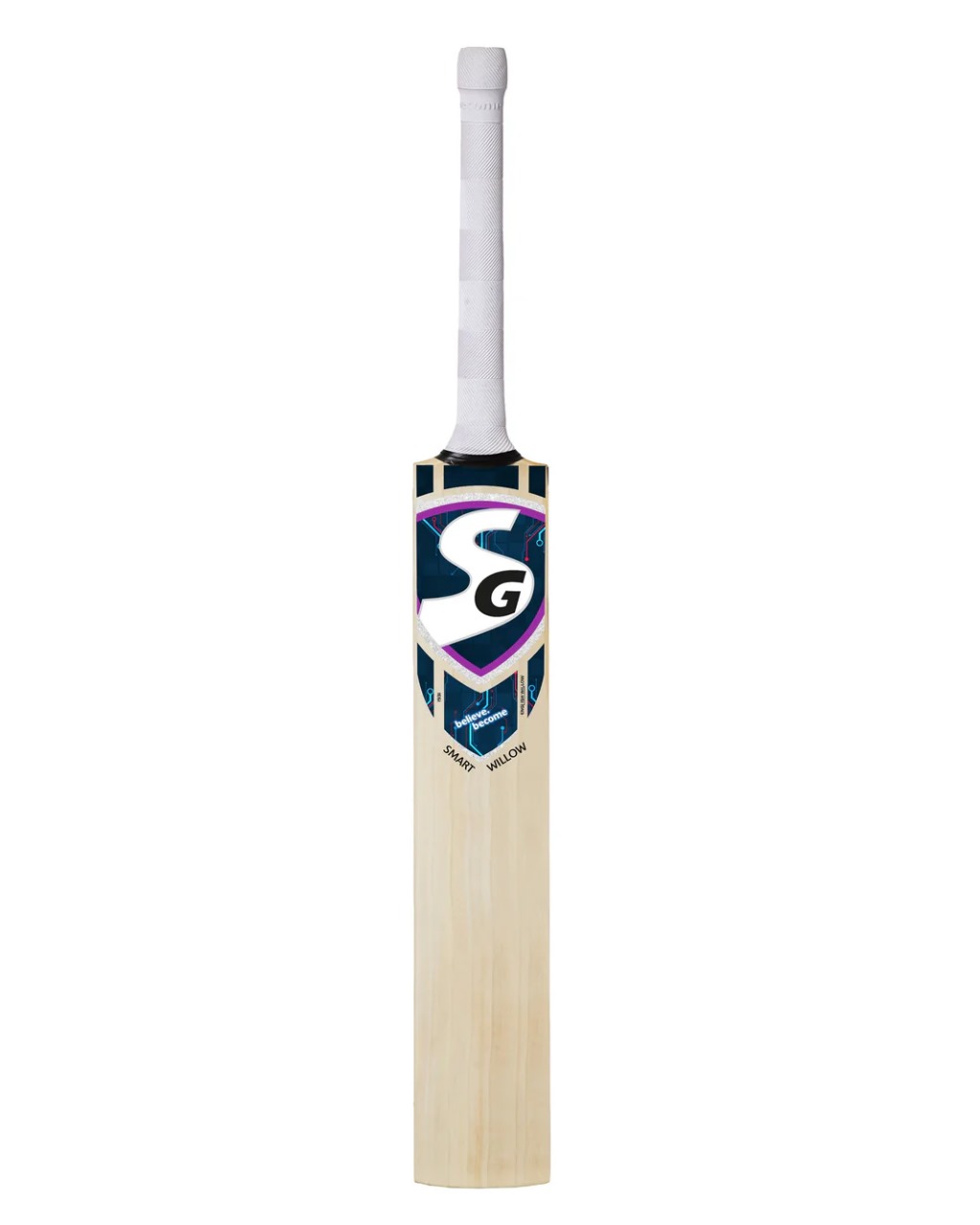 SG Smart Willow English Willow Bat with SG|Str8bat Sensor (Size-SH)