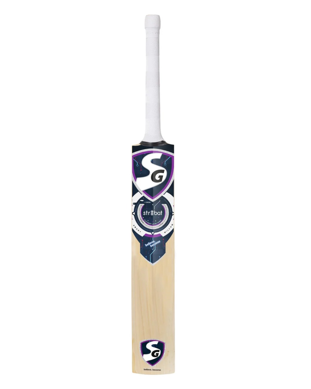 SG Smart Willow English Willow Bat with SG|Str8bat Sensor (Size-SH)