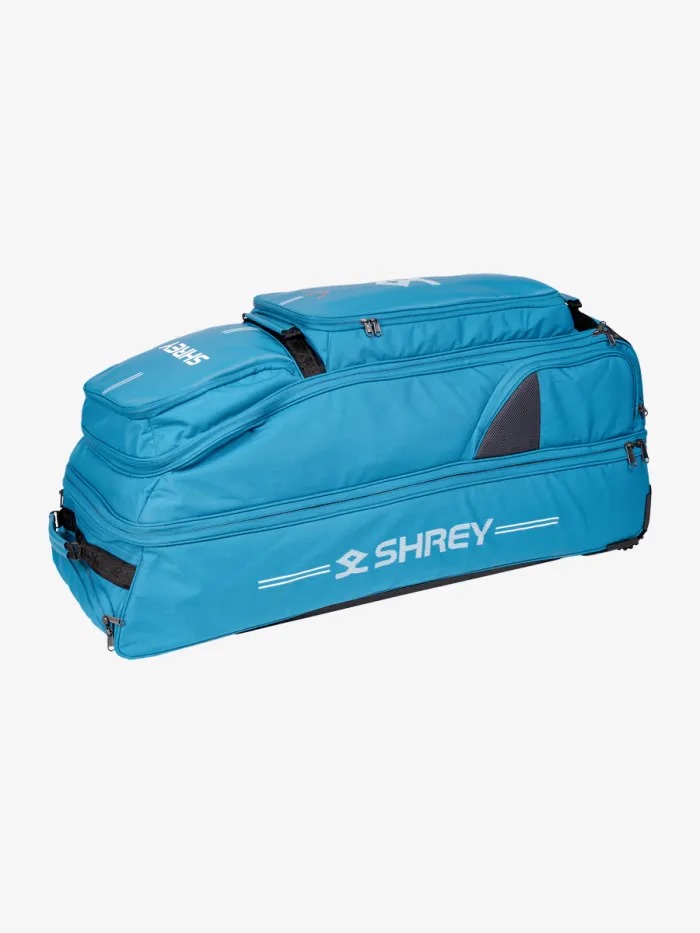 Shrey Meta Wheelie 150 Kit Bag (Steel Blue)
