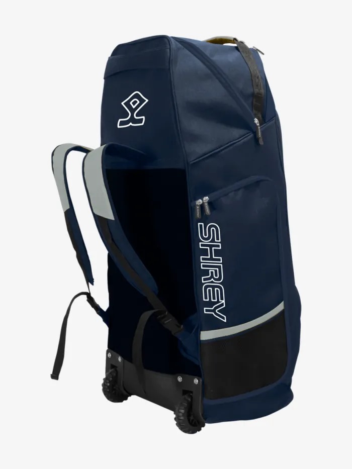 Shrey Pro Premium Duffle Kit Bag (Navy/Grey)