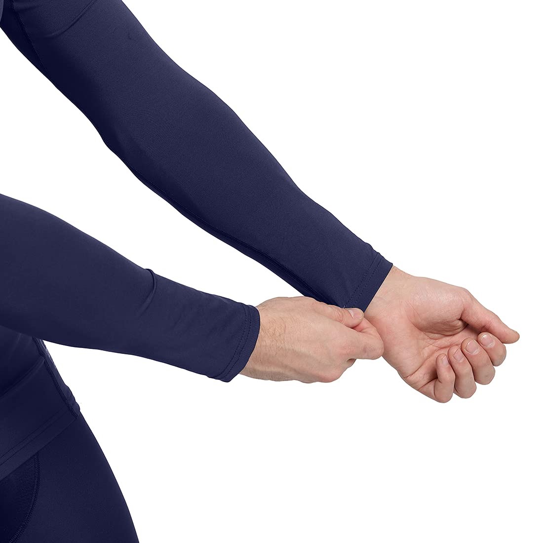 Shrey Intense Compression Long Sleeves T-Shirt (Navy Blue)