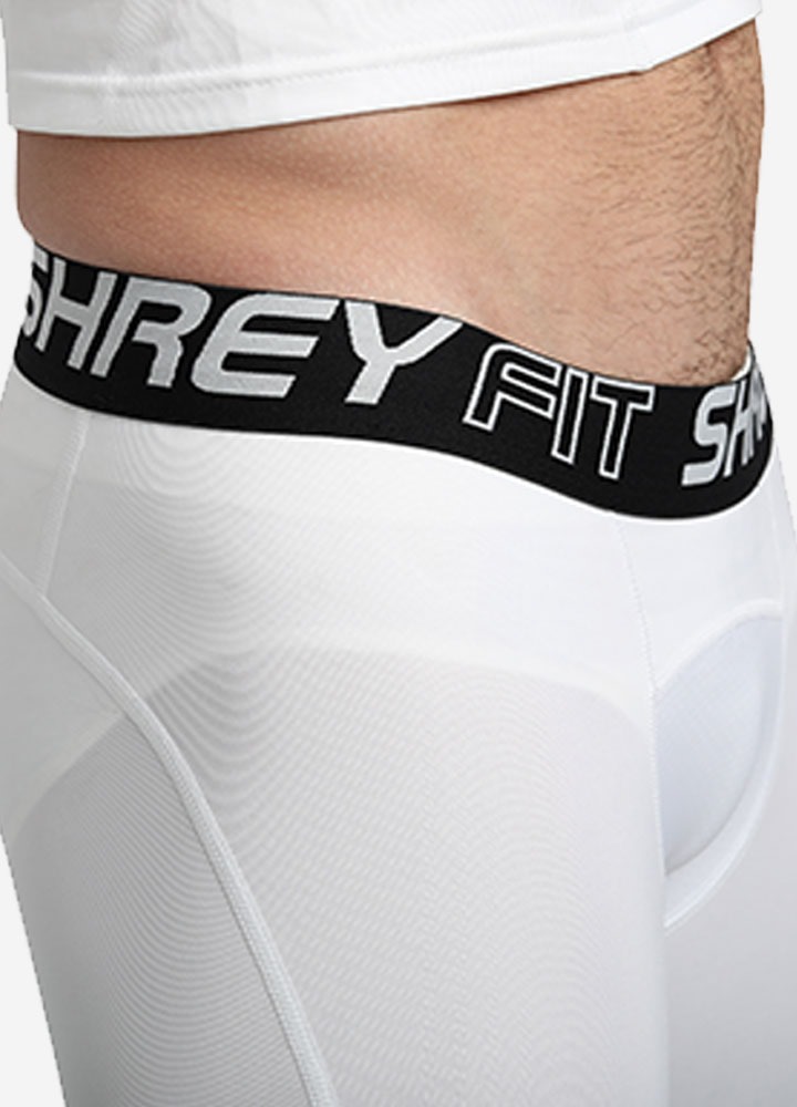 Shrey Intense Compression Shorts (White)