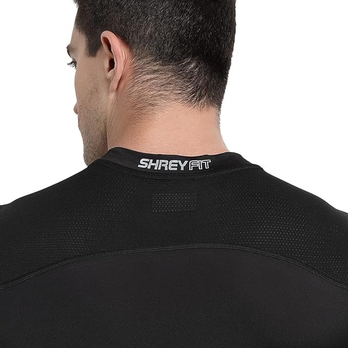 Shrey Intense Compression Sleeveless Top (Black)