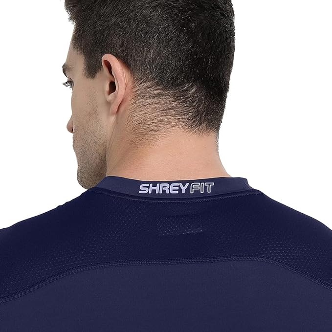 Shrey Intense Compression Sleeveless Top (Navy Blue)